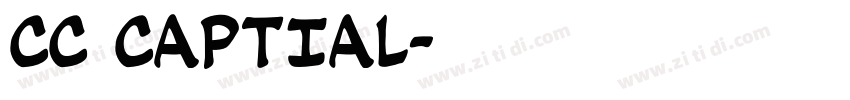 CC CAPTIAL字体转换